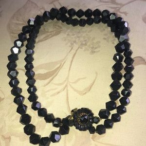 Western Germany Plastic beaded necklace VTG